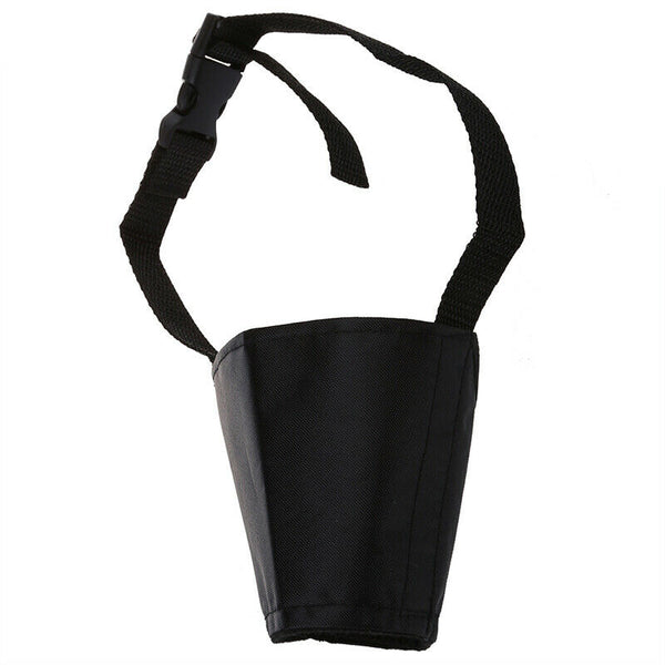Muzzle Grating Adjustable nylon Black For Dog Training 8cm Size 3