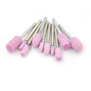10X Pink Abrasive Mounted Stone Rotary Tool Grinding Wheel MO