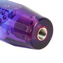 Car Gear Shift Knob Crystal Bubble Manual Gear Stick Lever Head Blue+Purple hv2n