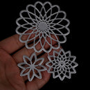 Geometric flowers Metal Cutting Dies For DIY Scrapbooking Card Paper Album ME