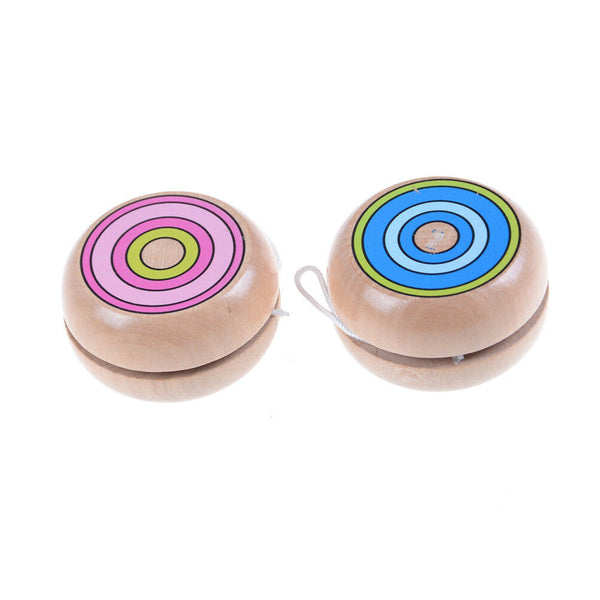 Wooden YOYO kids classic toys xmas gifts party favors kindergarten N_AUA Gw