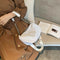 Nylon Women Shoulder Handbags Solid Ladies Travel Messenger Bags (White)