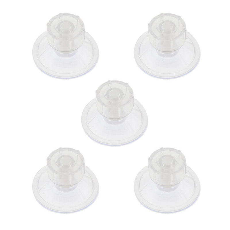 5 Pcs Glass Aquarium   Tank Breeding Separator Divider Plastic Suction Cup