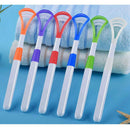 6Pcs Plastic Tongue Cleaner_Scraper_Dental Care Oral Hygiene Mouth Fresh Tools