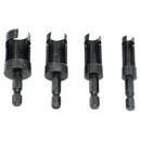 4Pcs Carbon Steel Wood Drill Bit Set,1/4 Hex Shank Woodworking Carbon Steel Z8J7