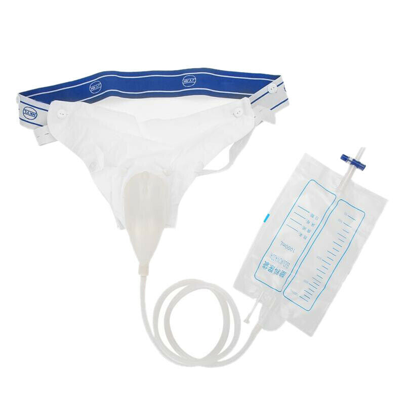 Men'S Old Age Urine Collector Hypoallergenic Silicone Urine Collection Bag  C9D2