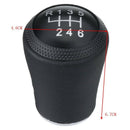 6 Speed Car Manual Gear Shift Knob Shifter Lever Head Handball for Audi A4