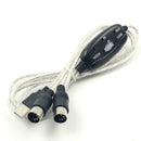 USB to MIDI Cable Converter for Music Keybodard Adapter Cord