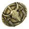 Retro Rodeo Western Cowboy Belt Buckle Engraved Bull Head Jeans Belt Decor