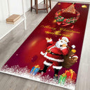 40x120cm Christmas Santa Claus Anti-slip Pad Kitchen Floor Mat Carpet Rug