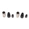 2x Metal 4Pin XLR Female Cable Connector for Pro Microphones