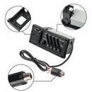 Q-7545R 4 Band EQ Equalizer Piezo Pickup for Acoustic Guitar -Straight
