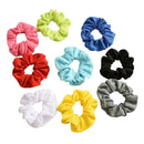 9 Pieces Hair Scrunchies Cotton Elastic Hair Bands Scrunchy Hair Ties Ropes