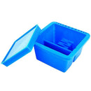 Artist Brush Basin, Multifunction Paint Brush Tub with Brush Holder W8C5