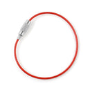 5PCS Lots Stainless Steel Wire Keychain Cable Key Ring Chains For Outdoor Hiking