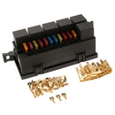 Automotive 11 Way  Blade Fuse Holder Relay Socket Box Protector Car Truck Marine