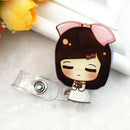 Retractable Badge Reel Nurse Exihibiton ID Name Card Badge Holder School LJ&