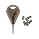 6Pieces Fin Grub Screws + Key Set for Surfboard Fin Surfing Surf Accessories
