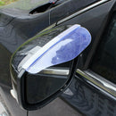 2 Pcs Rain Shield Water Guard Car Truck SUV Rear Mirror Rain Board Eyebrow PVO
