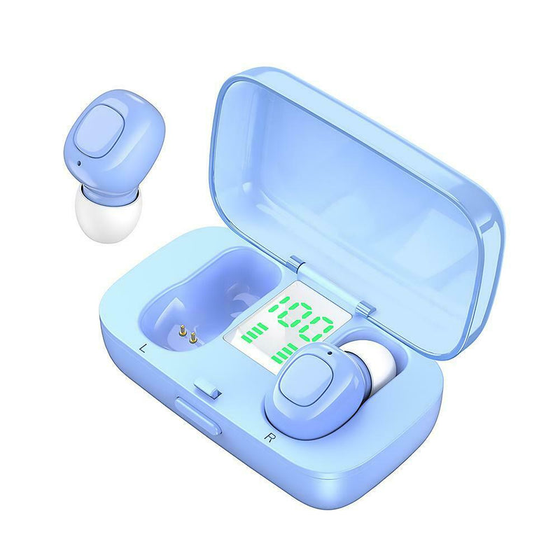 XG21 TWS Wireless BT5.0 HiFi Stereo Earphones with Digital Display Charging Case