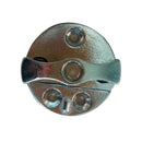 1X(Stainless Steel 43Mm Twist Lock Round Marine Boat Door Catch Latch For C