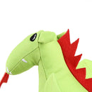 Plush Squeaky Dog Molar Bite Chew Toys Animal Puppy Soft Playing (Green) A