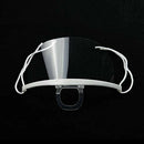 1pc Reusable Anti-Fog Clear PET Mouth Shield for Restaurant Beauty Salon A