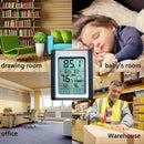 Mini Electronic Thermometer And Hygrometer Inside Home Baby Room Black OTK