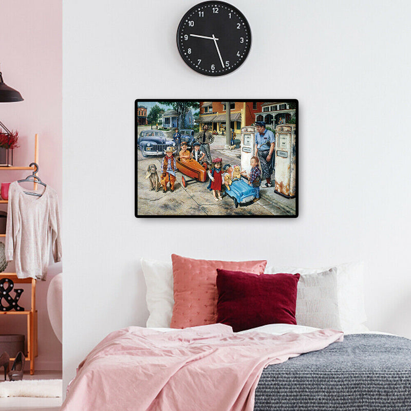 1000pcs DIY Kids Car Picture Puzzles Educational Learning Assembling Toys