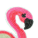 rose red flamingo bird sequin embroidered patches sew on clothes applique  JR