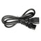 New PVC IEC320 C14 Male to C13 Female Power Adapter 100cm UPS Server Kit