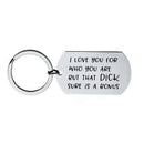 Steel Keyring Keychain Family Couple Love Key Rings Boyfriend Gift Key Holder BX