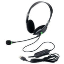 USB Headset Headphones Wired with Microphone MIC for Call PC Computer Laptop