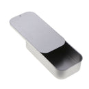 24 Rectangular Tin Cans with Screw Lid for Lip Balm,