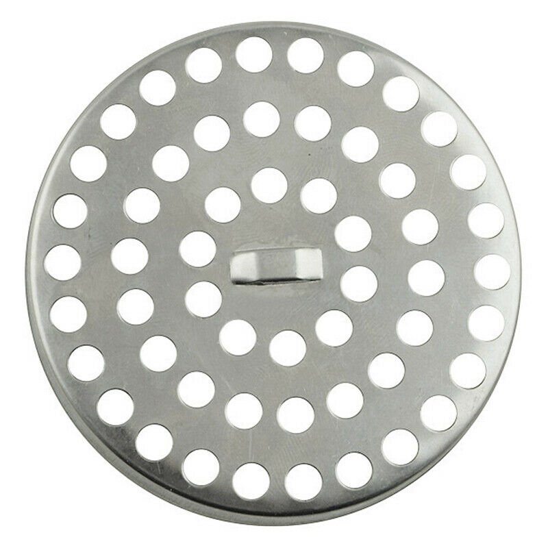 4 Inch Square Shower Drain with Removable Cover Grate, Brass Anti Clogging  S4O7