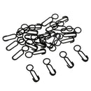 25pcs Carp Fishing Hooklink Quick Link Clips Round Head Snap Safty Connector