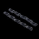 10Pcs Inserted Bayonet Silicone Clear Eyeglasses Soft Nose Pads Glasses MassaME