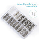 1X(1000Pcs Stainless Steel Eyeglasses Watch Repair Screw Replacement Kit Se