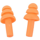 2 x Guard Silicone Swim Swimming Earplugs Orange with Case