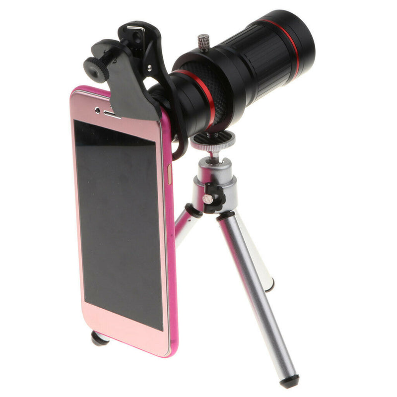 Cell Phone Telephoto Lens, 18X Zoom Telephoto Camera Lens, Stronger Phone Tripod