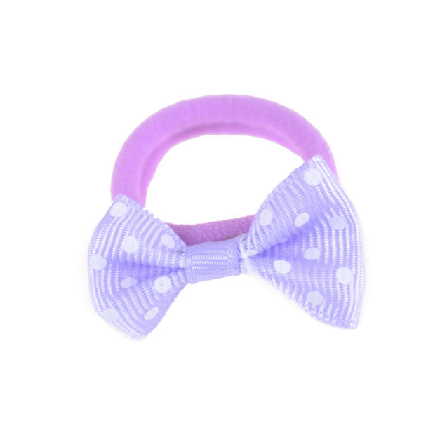 10Pcs Cute Ribbon Hairbow Girls Hair Top Rope Hair Bow Kids Hair Accessories OZ