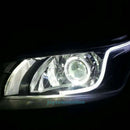 2Pcs 80mm Car LED Lights COB Angel Eyes Circle White Fog Driving Lamp