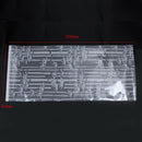 White Frosted Window Film Frost Etched Glass Sticky Back 45cm x 2m Bamboo r A6U5