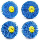 4 Pieces 80x30x6Mm Drill Abrasive Wire Grinding Wheel Nylon Bristle Polishi J7G3