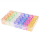 28 Grids Nail Art Storage Box Jewelry Organizer Manicure Tools (Multicolor)