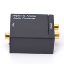 Optical Coaxial Toslink Digital to Analog Audio Converter Adapter RCA L/R 3C