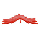 Red Plastic Maple Leaf Style Home Decorative Door Stopper Doorstop R4B3