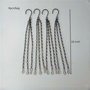 12Pcs Heavy Duty Flower Pot Basket Hanging Chains Hanger Hooks For Fence