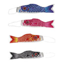 4pcs  16'' Japanese Windsock Carp Flag Koi Nobori  Kite Streamer Boat Decor.