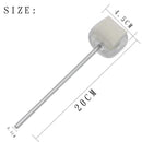 Percussion Stick Strike Bass Drum Beater Mallet, 7.87x1.77x0.2inch, Clear